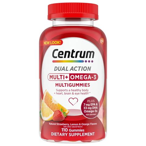 centrum multi omega 3 ingredients|centrum omega 3 multigummies.